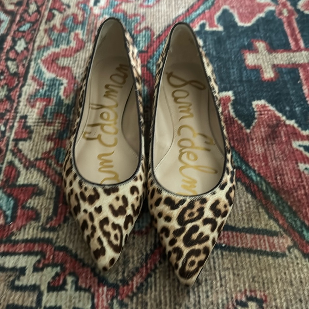 Brand New. Sam Edelman Size 7.5. Leopard print flats.